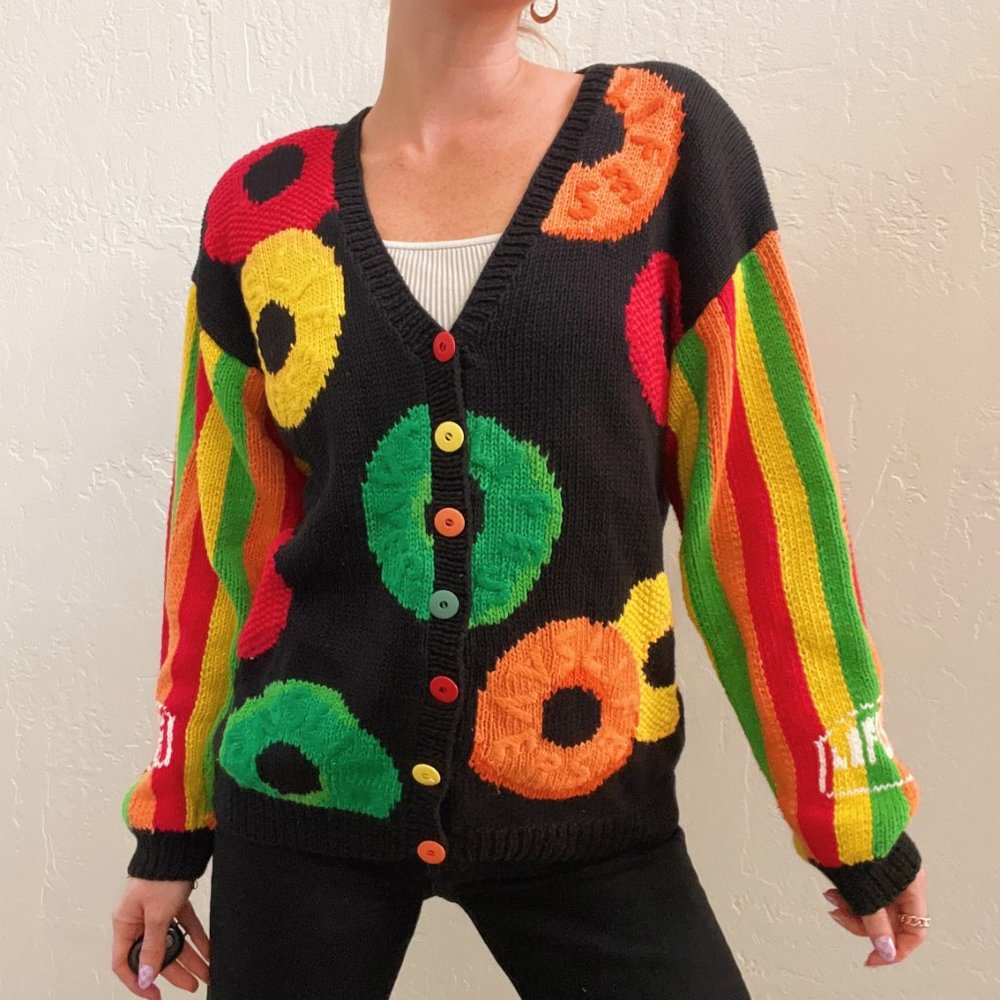 Vintage Eagle's Eye Lifesavers Cardigan